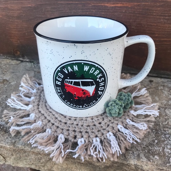 HandMade Boho Style Mug Rugs (4) - Picture 4 of 9